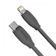 Кабель Baseus Jelly Liquid Silica Gel Fast Charging Data Cable Data TypeC to Lightning 20W 2m CAGD020101 Black - изображение 2