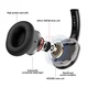 Беспроводные наушники Baseus Encok Wireless headphone D02 Pro NGD02-C01 Black - изображение 3