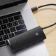 USB-хаб Baseus Lite Series 4-Port USB-A HUB Adapter USB-A to USB 3.0*4 25cm WKQX030001&nbsp;Black - изображение 4