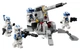Конструктор Lego Star Wars Боевой набор клонов-пехотинцев 501-го легиона 119 деталей (75345) - изображение 3