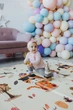 Дитячий термоковрик+Сумка "Тигреня ростомір та ліс" 2000*1800*10 мм LM складний розвиваючий двосторонній термо килимок. - зображення 5