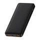 Павербанк 10000 mAh 20W із швидкою зарядкою QC3.0 PD3.0 Power Bank Baseus Bipow Digital Display зовнішній акумулятор 2USB/1Type-C. QC Чорний - зображення 3