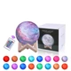 Улучшенный настольный светильник Луна 3D Moon Night Light Космос ПУЛЬТ + 16 цветов ночник - изображение 12