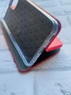Чохол-книжка червоний з малюнком на Samsung Galaxy A03 (A035) Ведмежатко з сердечком (принт 431) - зображення 4