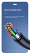 Кабель USAMS USB - Lightning для iPhone, iPad для передачі даних і заряджання 2A data cable 1000mm чорний(6958444969428) - изображение 4