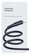 Кабель USAMS USB - Lightning для iPhone, iPad для передачі даних і заряджання 2A data cable 1000mm чорний(6958444969428) - изображение 8