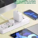 Сетевой удлинитель фильтр LDNIO SC5614 |2500W, 2M, 5 розеток, 3USB, 3.4A/17W| White - изображение 4