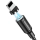 Кабель BOROFONE BX41 Amiable magnetic for Lightning 2.4A/1m Black - зображення 1