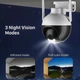 Уличная IP WIFI 3Mp IP66 камера видеонаблюдения iCSee 85 с удаленным доступом онлайн в режиме реального времени - изображение 4