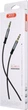 Кабель XO NB121 Audio Cable jack 3.5 мм - jack 3.5 мм 1 м Black (6920680864591) - изображение 2