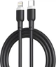 Кабель XO NB208A Liquid Silicone Data Type-C to Lightning 20W Cable 1 м Black (6920680826810) - изображение 1