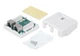 Комп'ютерна розетка подвійна Hypernet STP RJ45 Cat.5e екранована зовнішня (MB-STP2) - изображение 2