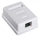 Комп'ютерна розетка Hypernet STP RJ45 Cat.6 екранована зовнішня (MB-STP6-1) - изображение 1