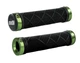 Гріпси ODI Cross Trainer MTB Lock-On Bonus Pack, Чорні з зеленими замками - зображення 1