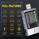 USB тестер професійний Fnirsi FNB 58 Синій c Bluetooth та дисплеєм - зображення 4