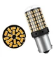 Светодиодная лампа с цоколем 1156 BA15s P21W 144 SMD 3014 12V Жёлтый - изображение 3