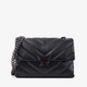 Сумка жіноча шкіряна на ланцюжках крос-боді середня Regina Notte Сrossbody Nappa 03053_black Чорний - зображення 1