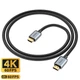 Кабель HDMI на HDMI 4K 60Hz Hoco High Definition ultra HD (1m, 4K 60Hz, HDMI2.0). Black - зображення 1