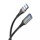 USB кабель подовжувач USB на USB XO charging data sync (2M, 5Gbps, OTG USB 3.0, 2A). Black - зображення 1
