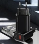Сетевое зарядное устройство на 20 Вт USAMS Fast Charger T35 (1USB/1Type-C, 20W, PD3.0/QC). Black - изображение 2
