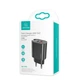 Сетевое зарядное устройство на 20 Вт USAMS Fast Charger T35 (1USB/1Type-C, 20W, PD3.0/QC). Black - изображение 8