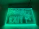 Аварийная табличка Вихід EXIT 250х175 Зеленая - изображение 3