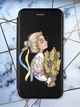 Чохол-книжка з малюнком для Apple iPhone XR Чорний :: Українка з колосками (принт 173) - зображення 1