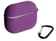 Чехол Nik (with fibra) с карабином для AirPods Pro 2 Violet - изображение 1
