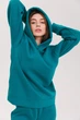 Женский теплый спортивный костюм ONIOS Classic Neutral Морская волна S 7702788 - изображение 7
