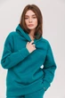 Женский теплый спортивный костюм ONIOS Classic Neutral Морская волна S 7702788 - изображение 9