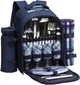 Набор для пикника на 4 персоны с одеялом в рюкзаке Eono Cool Bag (TWPB-3065B69R) (Niz14033) - изображение 4