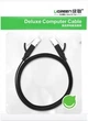 Патч-корд Ugreen NW101 Cat 6 U/UTP Pure Copper Ethernet Flat Cable 5 м Black (UGR-50187) - изображение 6