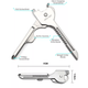 Мультитул из нержавейки, ключ-брелок 6 в 1 Utili-key Swiss (306224201) - изображение 3
