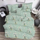Постільна білизна Zastelli Chamomile on Green бязь полуторний 145*210 - зображення 1