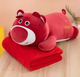Іграшка-подушка ведмедик Lotso з пледом 3в1 - изображение 1