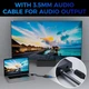 Адаптер Erston HDMI Male - VGA Жінка з 3.5 mm&USB cable (PCZ-2015) - зображення 8