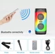 Портативна колонка ZQS4246, музична Bluetooth колонка з мікрофоном та пультом, TWS/Bluetooth/USB/SD/Радіо - зображення 9