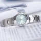 Жіночий наручний годинник Casio LTP-1241D-3A на батарейці Срібло\Зелений екран - зображення 9