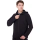 Кофта спортивная на молнии с капюшоном JASON 1003 2XL Черный - изображение 4
