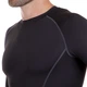 Костюм компрессионный мужской лонгслив и брюки LIDONG LD-1001-LD-1201 (полиэстер, лайкра, 2XL, Черный-серый) - изображение 4