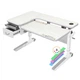 Парта Mealux Woodville Multicolor TG Energy (BD-850 TG/MC Energy) - зображення 1