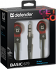 Наушники Defender Basic-619 Black-Red - изображение 2
