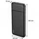 Портативный аккумулятор Power Bank Remax 10000 mah RPP-96 Black внешний - изображение 2