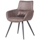 Крісло Concord 850*600*600 Сталь/Текстиль, колір чорний/cowboy PK какао AMF - зображення 2