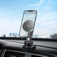 Универсальный автомобильный магнитный держатель Автодержатель для телефона к панели или стеклу Hoco CA100 Ring Magnetic Center Сonsole Car Рolder - изображение 5