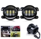 Фары светодиодные LED Daewoo Nexia 90w противотуманные 3.5" W/Y,белый/желтый свет,комплект 2шт (12714) - изображение 2