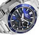 Мужские часы Casio EFV-C110D-2AVEF Серо-голубые с серебристым - изображение 5