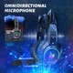 Ігрові навушники Onikuma K9 з мікрофоном та LED RGB підсвічуванням котячі вушка провідні Black - зображення 8