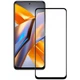 Защитное стекло LUX для Xiaomi Poco M5s Full Сover черный 0,3 мм в упаковке - изображение 1