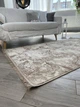 Ковер с комбинированым ворсом и термоусадкой Alaska 1.2х1.8 м. beige 08148A - изображение 5